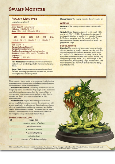 Swamp Monster